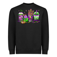 Black mardi gras coffee Heavyweight Sweatshirt - Jasminsmagicworld