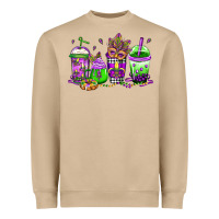 Mushroom mardi gras coffee Heavyweight Sweatshirt - Jasminsmagicworld