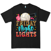 Black friday night lights volleyball Premium Tee - Zillion Design Studio