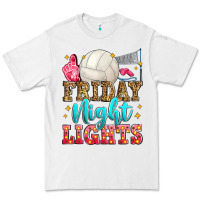White friday night lights volleyball Premium Tee - Zillion Design Studio