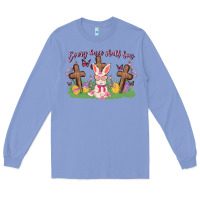 Colony Blue every knee shall bow Long Sleeve Tee - MaliasSmallBusiness