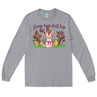 Heather Grey every knee shall bow Long Sleeve Tee - MaliasSmallBusiness