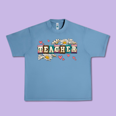 Daisy Teacher Urban Heavy Tee Designed By Adodesignshop