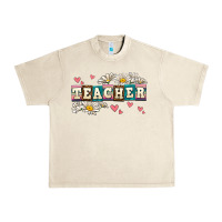 Sandshell daisy teacher Urban Heavy Tee - AdoDesignShop