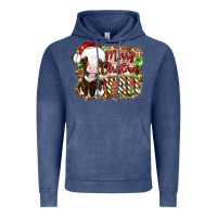 Vintage Denim merry christmas y'all cow Vintage Hoodie - Artiststas