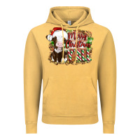 Vintage Mustard merry christmas y'all cow Vintage Hoodie - Artiststas