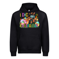 Black I dig Easter Day Urban Hoodie - CowGirlArtShop