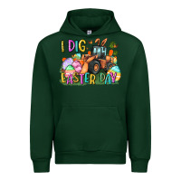 Forest Green I dig Easter Day Urban Hoodie - CowGirlArtShop
