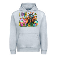 Heather Grey I dig Easter Day Urban Hoodie - CowGirlArtShop