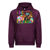 Mauve Wine I dig Easter Day Urban Hoodie - CowGirlArtShop