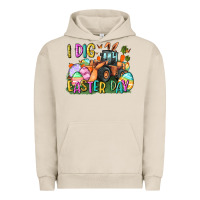 Pigment French Oak I dig Easter Day Urban Hoodie - CowGirlArtShop