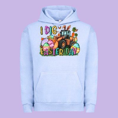 I Dig Easter Day Urban Hoodie Designed By Cowgirlartshop
