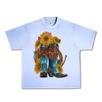 Grape Ice western boots with sunflowers Urban Heavy Tee - Artiststas