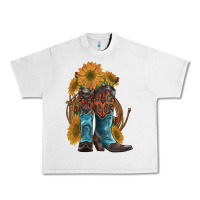 Lunar Rock western boots with sunflowers Urban Heavy Tee - Artiststas