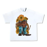 White western boots with sunflowers Urban Heavy Tee - Artiststas