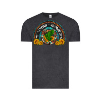 Vintage Black cactus sunflower horseshoe rainbow Vintage Tee - Artiststas
