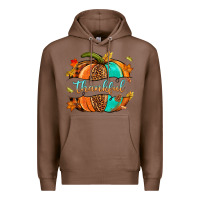 Chestnut pumpkin thankful Premium Hoodie - NancyCooperArtShop