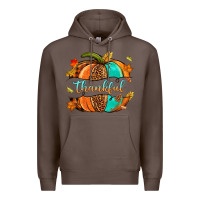 Coffee pumpkin thankful Premium Hoodie - NancyCooperArtShop