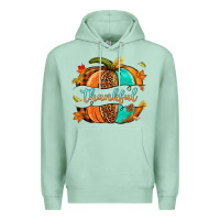 Seafoam pumpkin thankful Premium Hoodie - NancyCooperArtShop
