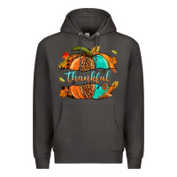 Smoke pumpkin thankful Premium Hoodie - NancyCooperArtShop