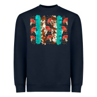 Navy ladybug brushstrokes  2 Heavyweight Sweatshirt - BarkalooDesign