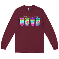 Burgundy loaded tea coffee Long Sleeve Tee - JahusDesignShop