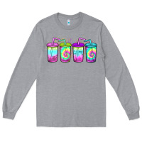 Heather Grey loaded tea coffee Long Sleeve Tee - JahusDesignShop