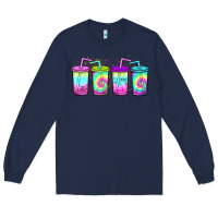 Navy loaded tea coffee Long Sleeve Tee - JahusDesignShop