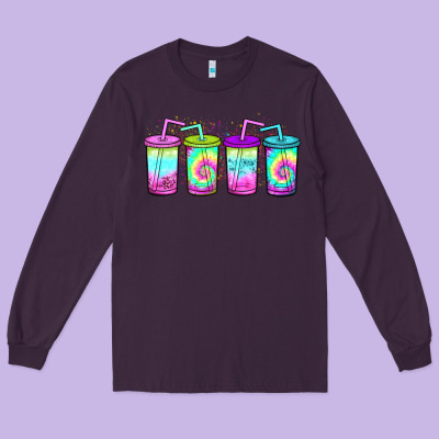 Loaded Tea Coffee Long Sleeve Tee Designed By Jahusdesignshop