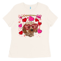 Bone valentine's day cockapoo Ladies Tee - RanaPortraitStore