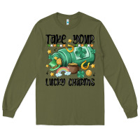 Army Green take your lucky charms Long Sleeve Tee - MaliasSmallBusiness