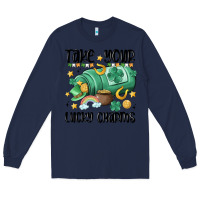 Navy take your lucky charms Long Sleeve Tee - MaliasSmallBusiness