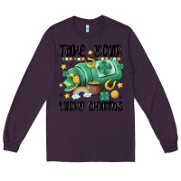 Plum take your lucky charms Long Sleeve Tee - MaliasSmallBusiness