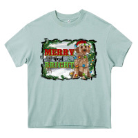 Arona merry and bright cockapoo Heavy Core Tee - RanaPortraitStore