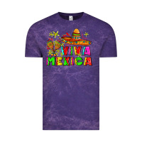 Cloud Purple viva mexica Vintage Tee - AdoDesignShop