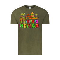 Vintage Olive viva mexica Vintage Tee - AdoDesignShop