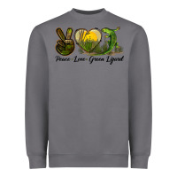 Storm peace love green lizard Heavyweight Sweatshirt - LillyAllenDesigns