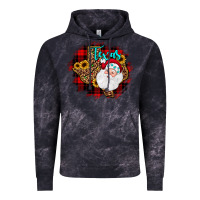 Cloud Black texas santa wood slice ornament Vintage Hoodie - JahusDesignShop