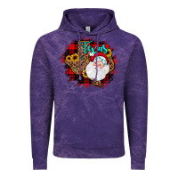 Cloud Purple texas santa wood slice ornament Vintage Hoodie - JahusDesignShop
