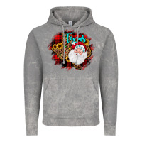 Cloud Rock texas santa wood slice ornament Vintage Hoodie - JahusDesignShop