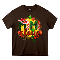 Chocolate Brown mimi claus christmas Heavy Core Tee - BarkalooDesign