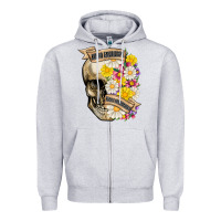 Heather Grey kinda emotional kinda emotionless Zipper Hoodie - MaliasSmallBusiness