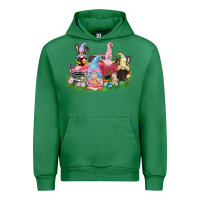 Emerald Easter gnomies truck  Easter Day Urban Hoodie - CowGirlArtShop
