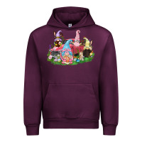 Mauve Wine Easter gnomies truck  Easter Day Urban Hoodie - CowGirlArtShop