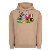 Pigment Burro Easter gnomies truck  Easter Day Urban Hoodie - CowGirlArtShop