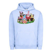 Pigment Grape Ice Easter gnomies truck  Easter Day Urban Hoodie - CowGirlArtShop