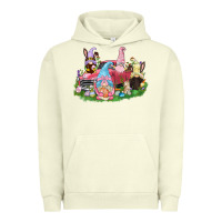 Pigment Pistachio Easter gnomies truck  Easter Day Urban Hoodie - CowGirlArtShop