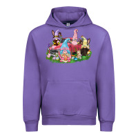 Tulip Easter gnomies truck  Easter Day Urban Hoodie - CowGirlArtShop