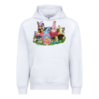 White Easter gnomies truck  Easter Day Urban Hoodie - CowGirlArtShop