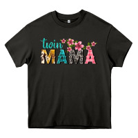 Asphalt twin mama with flowers Heavy Core Tee - texasbilliewilder